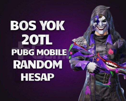 BOS YOK | 20TL PUBG MOBİLE RANDOM HESAP
