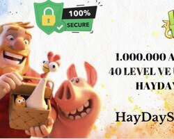 1 MİLYON ALTIN 40 LEVEL VE ÜZERİ | HAYDAY