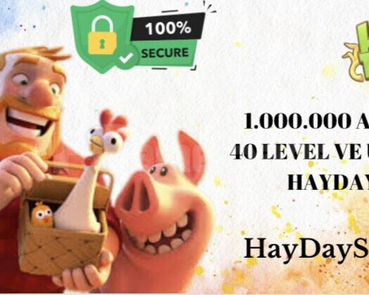 1 MİLYON ALTIN 40 LEVEL VE ÜZERİ | HAYDAY