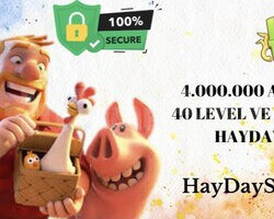 4 MİLYON ALTIN 40 LEVEL VE ÜZERİ | HAYDAY