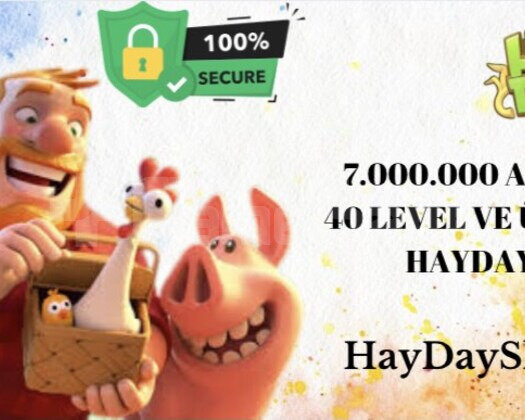 7 MİLYON ALTIN 40 LEVEL VE ÜZERİ | HAYDAY