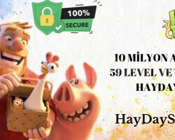 10 MİLYON ALTIN 59 LEVEL VE ÜZERİ | HAYDAY