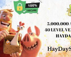 5 MİLYON ALTIN 40 LEVEL VE ÜZERİ | HAYDAY