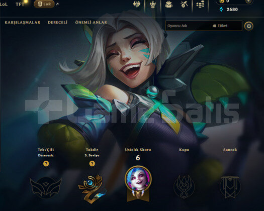 DERECELİ HAZIR / 31 LEVEL UNRANKED / EUW