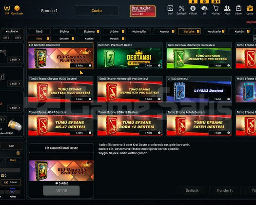560.000+ ZP + 98.800+ Materyalli Zula Hesabı