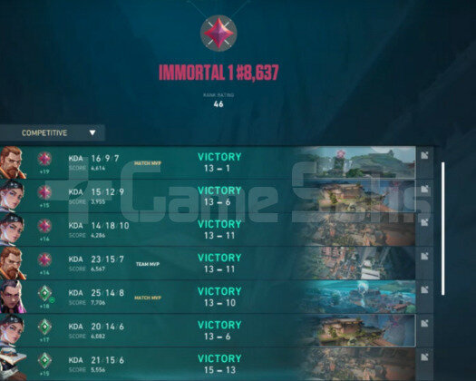 MAINLEMELIK IMMORTAL HESAP