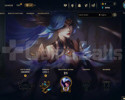EUW Unranked | 1 Kostüm - 27 Hero | LoL Hesap