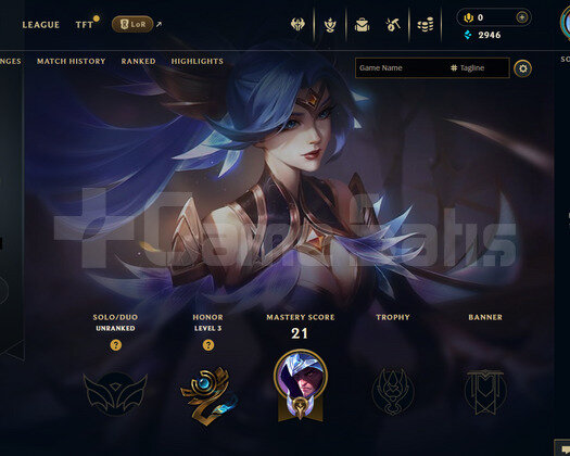 EUW Unranked | 1 Kostüm - 27 Hero | LoL Hesap
