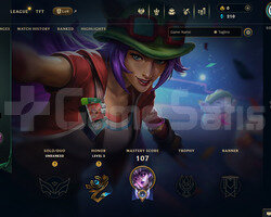EUW Geçen Sezon Zümrüt | 4 Kostüm - 33 Hero | LoL