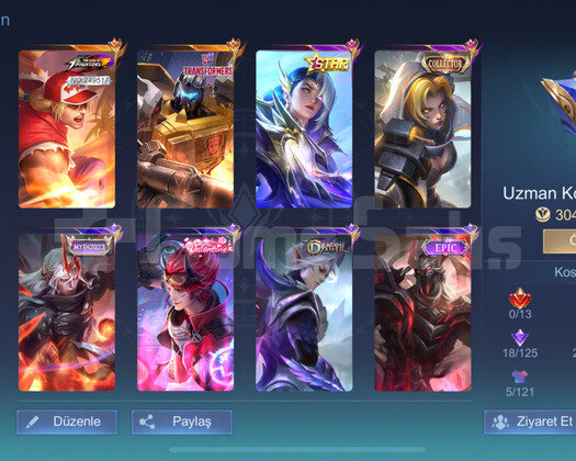 KOF Paquito/Starlight Lesley/Maxı Mistik 65 Yıldız