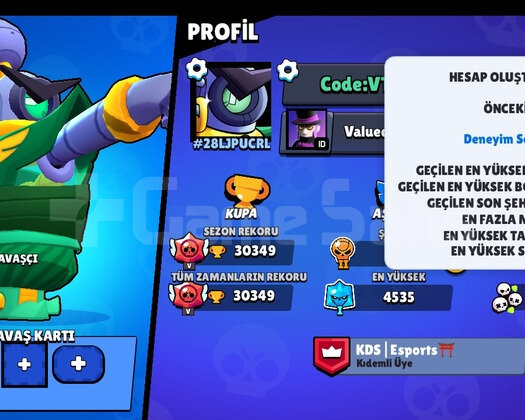 Brawl Stars Hesabı çok nadir Çok ucuz