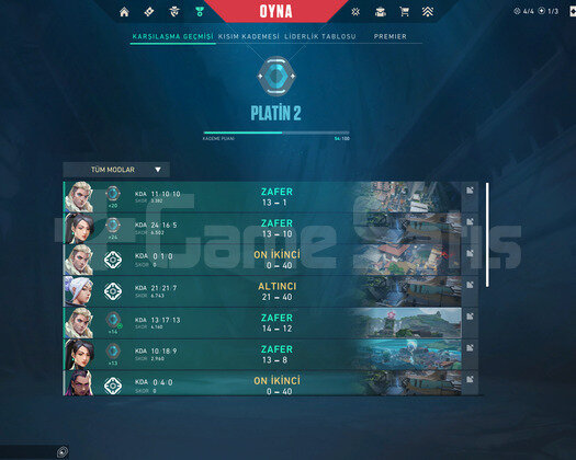 26 LEVEL PLAT 2 HESAP
