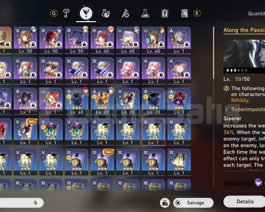 TL36 Acheron + sig + Rateup + 65wish + 45 pity