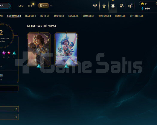 TR Unranked | 2 Kostüm - 31 Hero | LoL Hesap