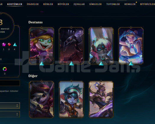GEÇEN SEZON GOLD / DERECELİ HAZIR / EUW