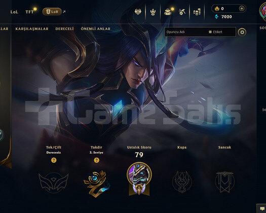 EUW Unranked | 4 Kostüm - 23 Hero | LoL Hesap