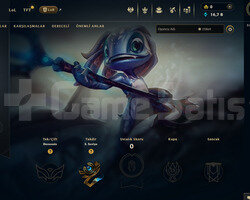 TR Unranked | 24 Hero - 16K Mö | LoL Hesap