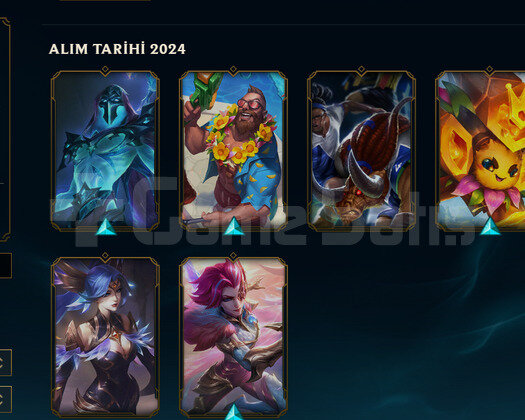 TR Geçen Sezon Zümrüt | 8 Kostüm - 50 Hero | LoL