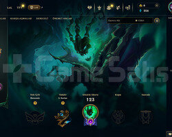 TR Geçen Sezon Zümrüt | 8 Kostüm - 50 Hero | LoL
