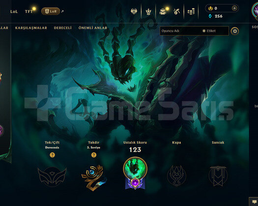 TR Geçen Sezon Zümrüt | 8 Kostüm - 50 Hero | LoL