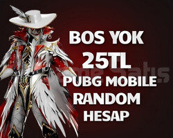 BOS YOK | 25TL PUBG MOBİLE RANDOM HESAP