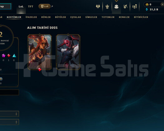 EUW SİLVER 3 / 2 KOSTÜM / 21K MÖ