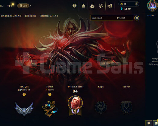 EUW SİLVER 3 / KAN BEYİ VLAD