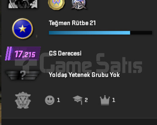 17.200 ELO TÜRK HESAP MAİNLİK & 2 MADALYA