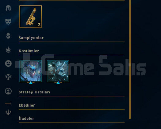EUW Unranked | 1 Kostüm - 33K Mö | LoL Hesap