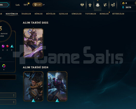 EUW Geçen Sezon Plat | 3 Kostüm - 28 Hero | LoL