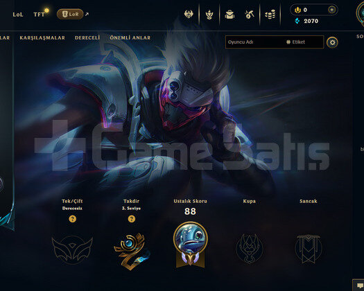 EUW Geçen Sezon Plat | 3 Kostüm - 28 Hero | LoL
