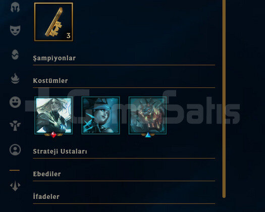 EUW Unranked | 2 Kostüm - 21K Mö | LoL Hesap