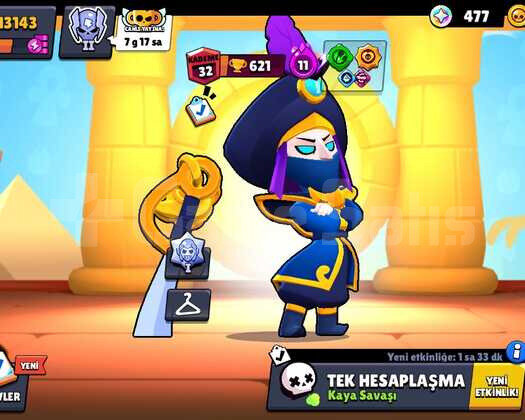 BRAWL STARS KAÇIRMA BOL SKİNLİ CİLLOP HESAP