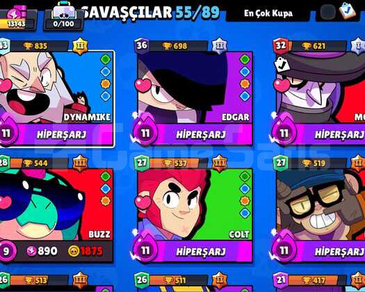 BRAWL STARS KAÇIRMA BOL SKİNLİ CİLLOP HESAP