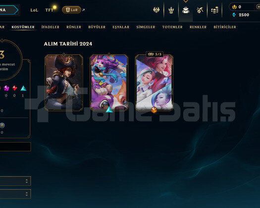 EUW Unranked | 3 Kostüm - 28 Hero | LoL Hesap