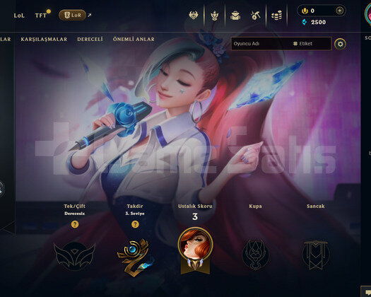 EUW Unranked | 3 Kostüm - 28 Hero | LoL Hesap