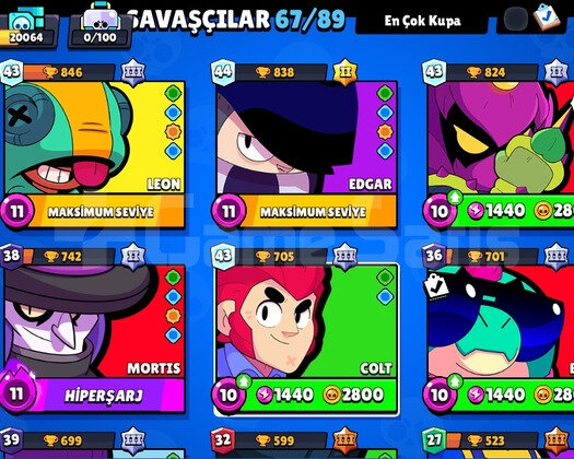 Brawl Stars Hesabı çok nadir Çok ucuz