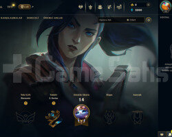 EUW UNRANKED S11 HESABI GANİMETİ DOLU