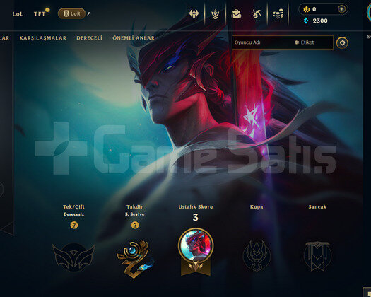 EUW Unranked | 36 Hero - 3 İade Hakkı | LoL Hesap