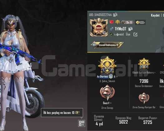MAİNLİK PUBG HESABİ DETAY İCİN ULAŞIN