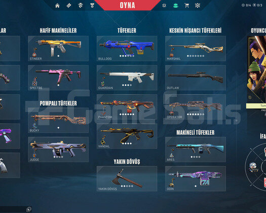 65 Skin/Champions 2023/Seri Tetik/Kaos/Radiant/RGX