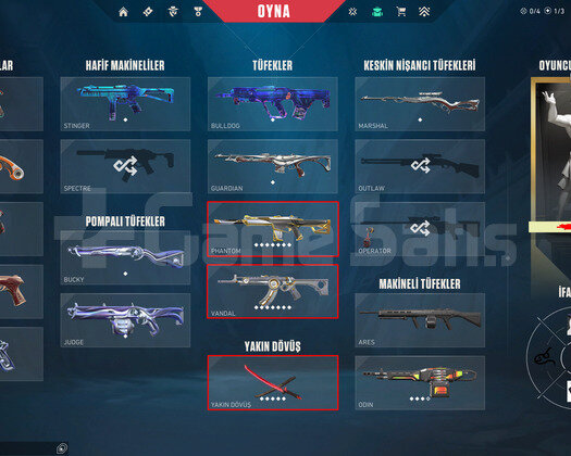 EXO KILICI//KÖKEN//ASİL//BATTLE PASS SKİNLİ//ACC