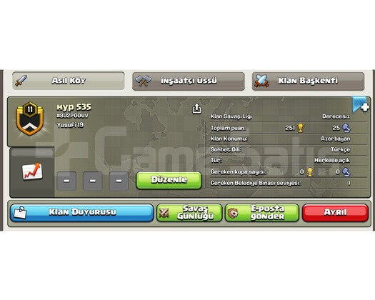 11,5 Level tr en ucuzu klan