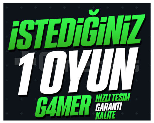 İSTEDİĞİNİZ 1 OYUN +KORUMA +HIZLI TESLİM +GARANTİ