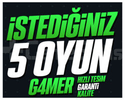 İSTEDİĞİNİZ 5 OYUN +KORUMA +HIZLI TESLİM +GARANTİ
