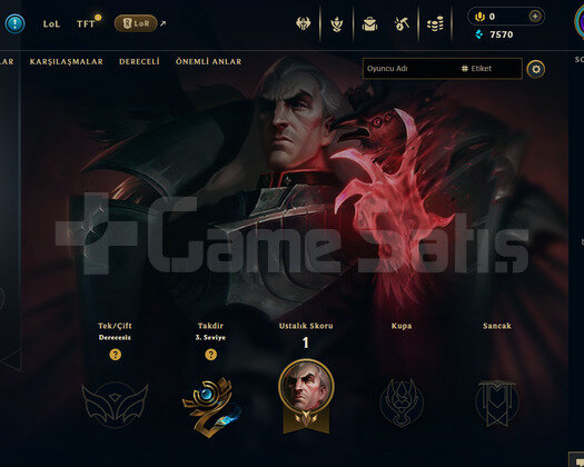 EUW Unranked | 26 Hero - 7K Mö | LoL Hesap