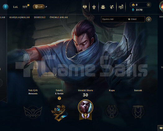 LOL EUW 23 LEVEL HESAP