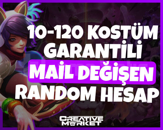 LOL | 10-120 KOSTÜM GARANTİLİ | RANDOM HESAP