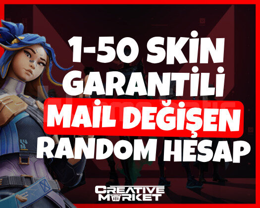 VALORANT | 1-50 SKİN | MAİL DEĞİŞEN RANDOM