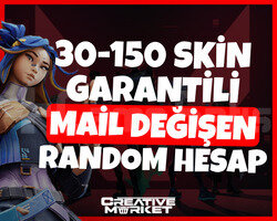 VALORANT | 30-150 SKİN | MAİL DEĞİŞEN RANDOM
